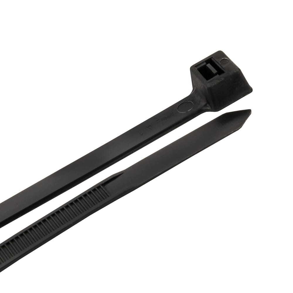 62071 Cable Ties, 14-1/2 in Black